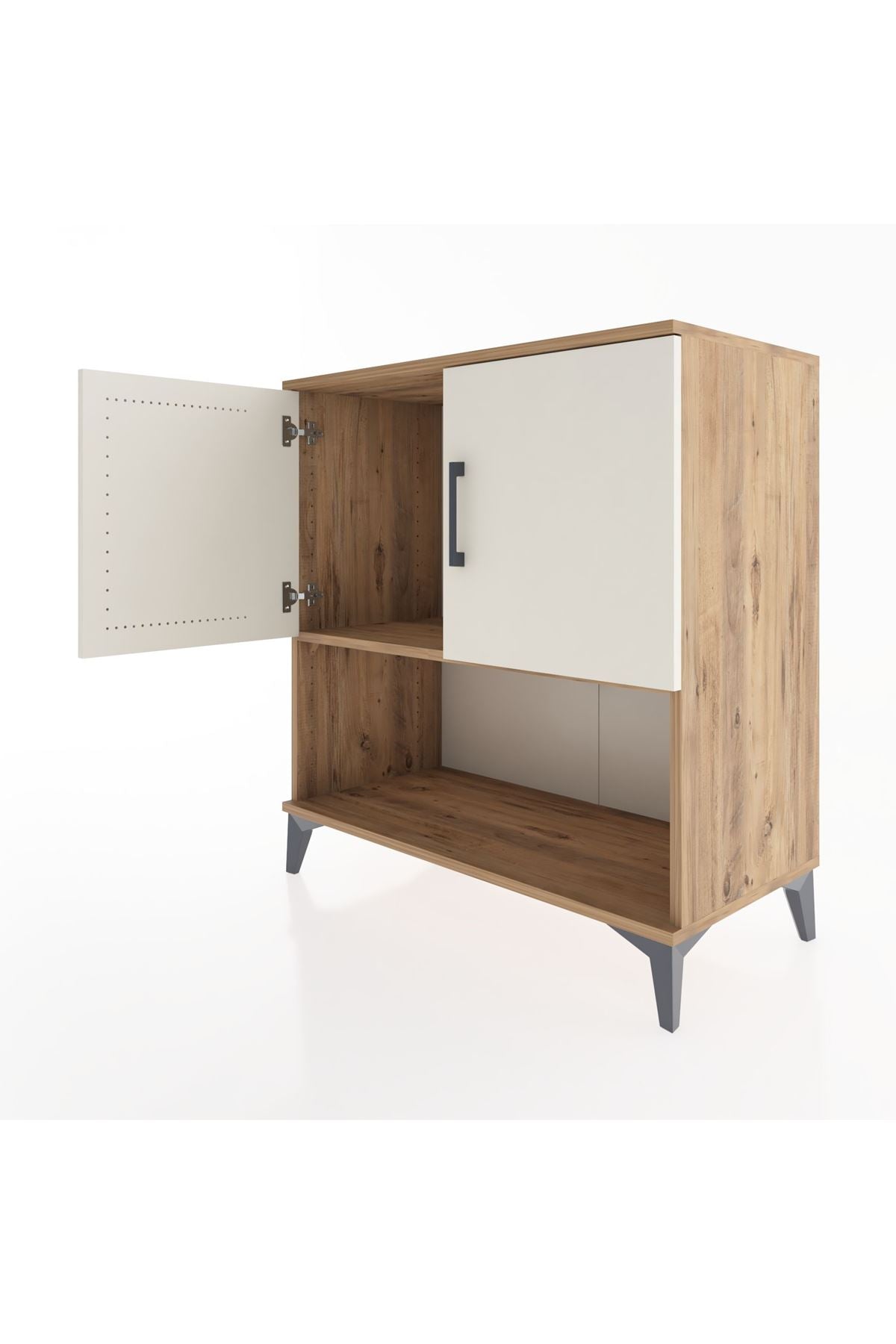 Hyperion Şifonyer Tek Raflı 2 Kapaklı 88x44x96 Çam-Aytaşı