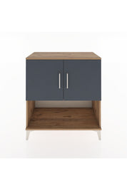 Hyperion Şifonyer Tek Raflı 2 Kapaklı 88x44x96 Çam-Antrasit