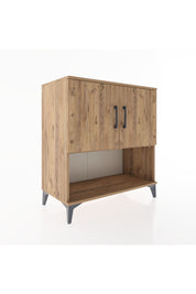 Hyperion Şifonyer Tek Raflı 2 Kapaklı 88x44x96 Çam-Çam