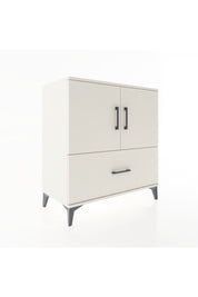 Hyperion Şifonyer 3 Raflı Tek Çekmeceli 2 Kapaklı 88x44x96 Aytaşı-Aytaşı