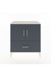 Hyperion Şifonyer 3 Raflı Tek Çekmeceli 2 Kapaklı 88x44x96 Aytaşı-Antrasit