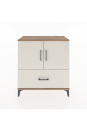 Hyperion Şifonyer 3 Raflı Tek Çekmeceli 2 Kapaklı 88x44x96 Çam-Aytaşı