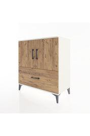 Hyperion Şifonyer 2 Raflı Tek Çekmeceli 2 Kapaklı 88x44x96 Aytaşı-Çam