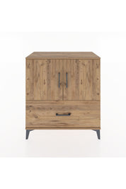 Hyperion Şifonyer 2 Raflı Tek Çekmeceli 2 Kapaklı 88x44x96 Çam-Çam