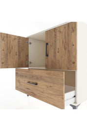 Hyperion Şifonyer Tek Raflı Tek Çekmeceli 2 Kapaklı 88x44x96 Aytaşı-Çam