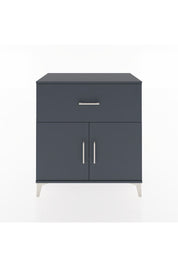 Hyperion Şifonyer 2 Raflı Tek Çekmeceli 2 Kapaklı 88x44x96 Antrasit-Antrasit