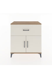 Hyperion Şifonyer 2 Raflı Tek Çekmeceli 2 Kapaklı 88x44x96 Çam-Aytaşı