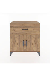 Hyperion Şifonyer 2 Raflı Tek Çekmeceli 2 Kapaklı 88x44x96 Çam-Çam