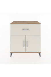 Hyperion Şifonyer Tek Raflı Tek Çekmeceli 2 Kapaklı 88x44x96 Çam-Aytaşı