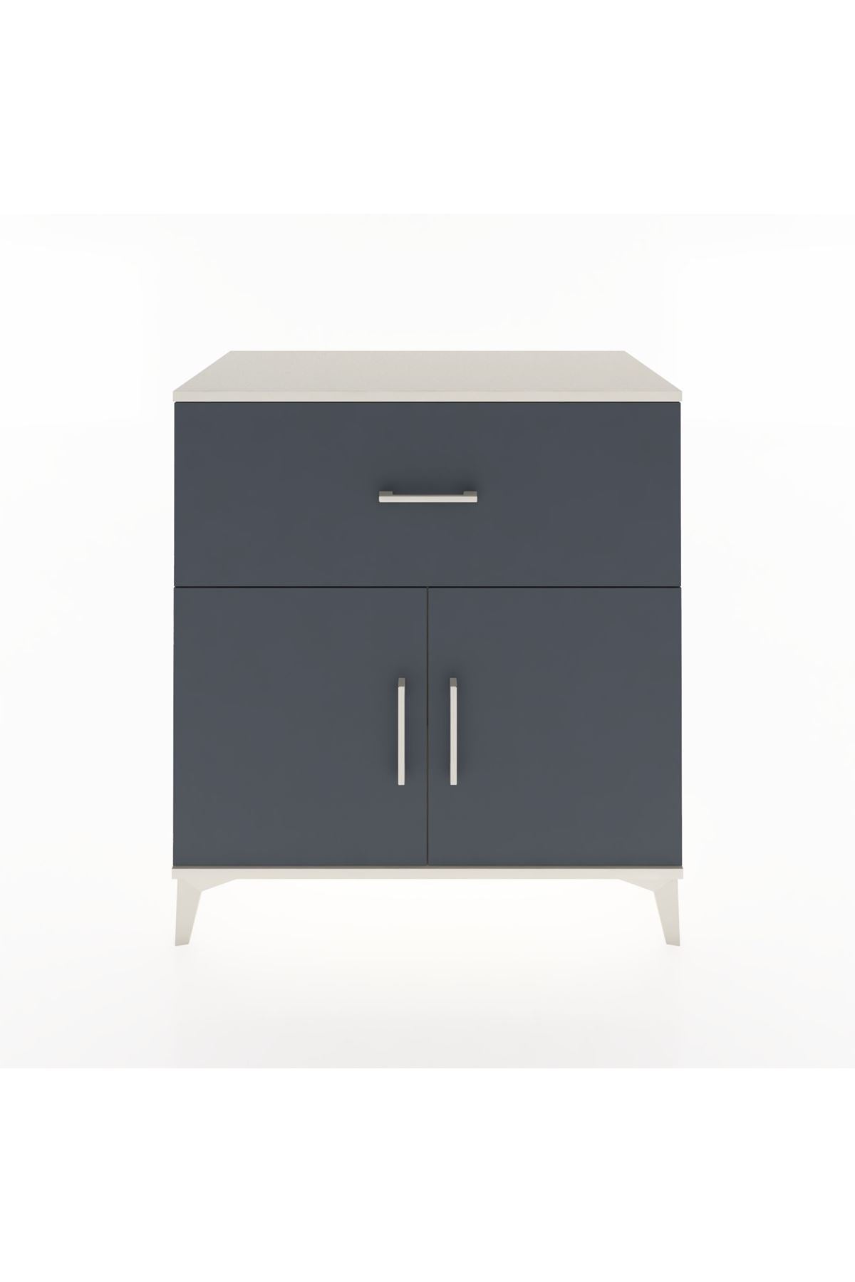 Hyperion Şifonyer Tek Çekmeceli 2 Kapaklı 88x44x96 Aytaşı-Antrasit