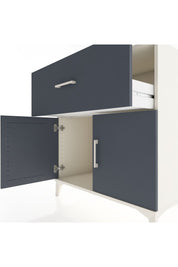 Hyperion Şifonyer Tek Çekmeceli 2 Kapaklı 88x44x96 Aytaşı-Antrasit