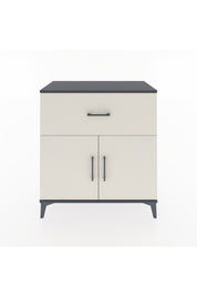 Hyperion Şifonyer Tek Çekmeceli 2 Kapaklı 88x44x96 Antrasit-Aytaşı