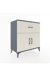 Hyperion Şifonyer Tek Çekmeceli 2 Kapaklı 88x44x96 Antrasit-Aytaşı