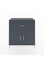 Hyperion Şifonyer Tek Çekmeceli 2 Kapaklı 88x44x96 Antrasit-Antrasit