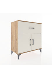 Hyperion Şifonyer Tek Çekmeceli 2 Kapaklı 88x44x96 Çam-Aytaşı