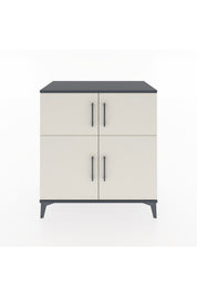 Hyperion Şifonyer 4 Raflı 4 Kapaklı 88x44x96 Antrasit-Aytaşı