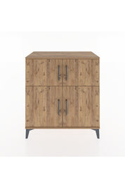 Hyperion Şifonyer 4 Raflı 4 Kapaklı 88x44x96 Çam-Çam