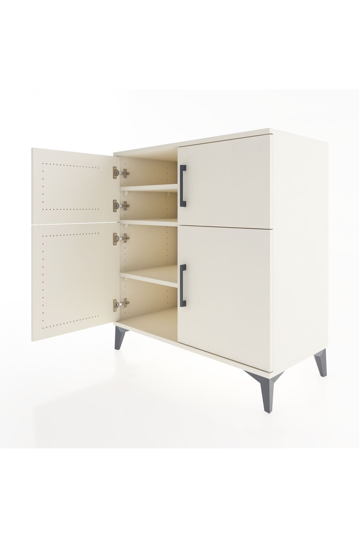 Hyperion Şifonyer 3 Raflı 4 Kapaklı 88x44x96 Aytaşı-Aytaşı