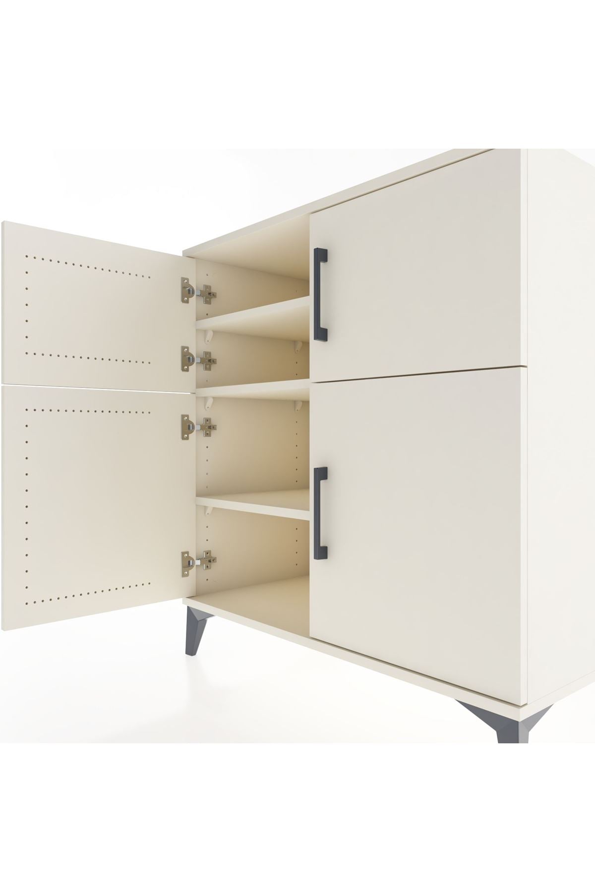 Hyperion Şifonyer 3 Raflı 4 Kapaklı 88x44x96 Aytaşı-Aytaşı