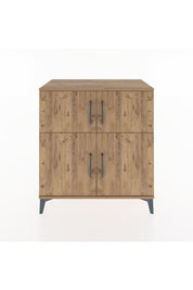 Hyperion Şifonyer 3 Raflı 4 Kapaklı 88x44x96 Çam-Çam