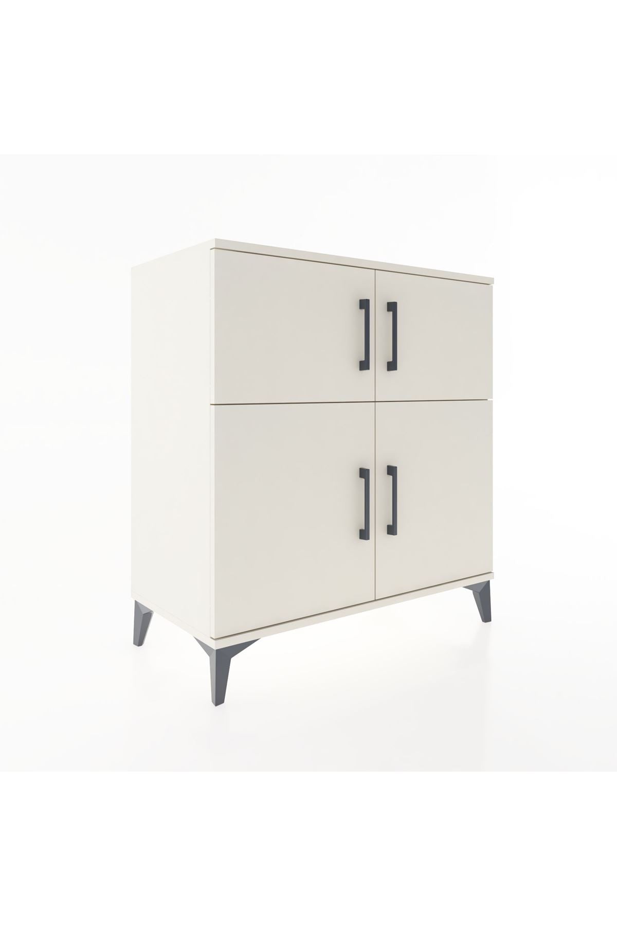 Hyperion Şifonyer 2 Raflı 4 Kapaklı 88x44x96 Aytaşı-Aytaşı