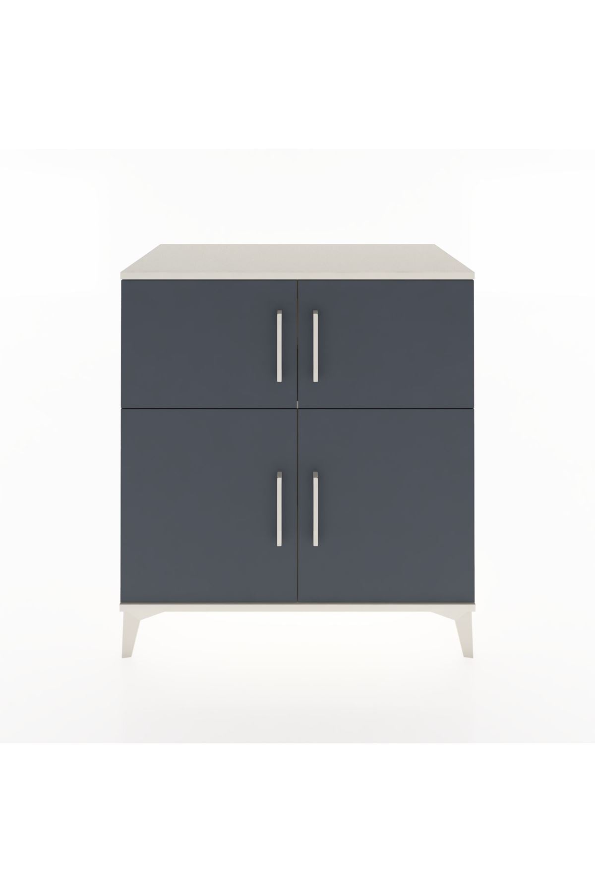 Hyperion Şifonyer 2 Raflı 4 Kapaklı 88x44x96 Aytaşı-Antrasit