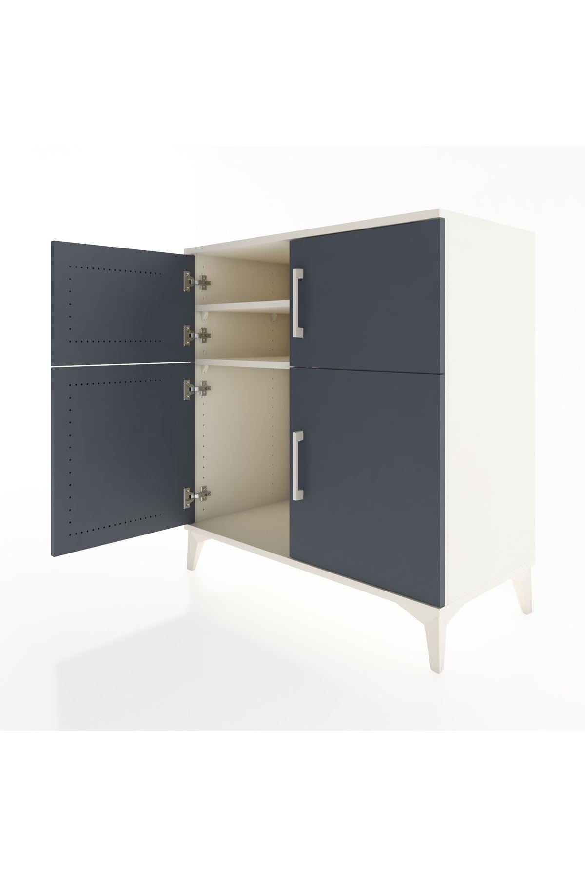 Hyperion Şifonyer 2 Raflı 4 Kapaklı 88x44x96 Aytaşı-Antrasit