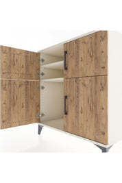 Hyperion Şifonyer 2 Raflı 4 Kapaklı 88x44x96 Aytaşı-Çam