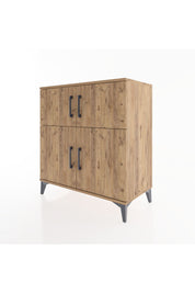 Hyperion Şifonyer 2 Raflı 4 Kapaklı 88x44x96 Çam-Çam