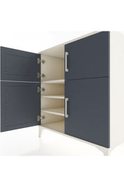 Hyperion Şifonyer 3 Raflı 4 Kapaklı 88x44x96 Aytaşı-Antrasit