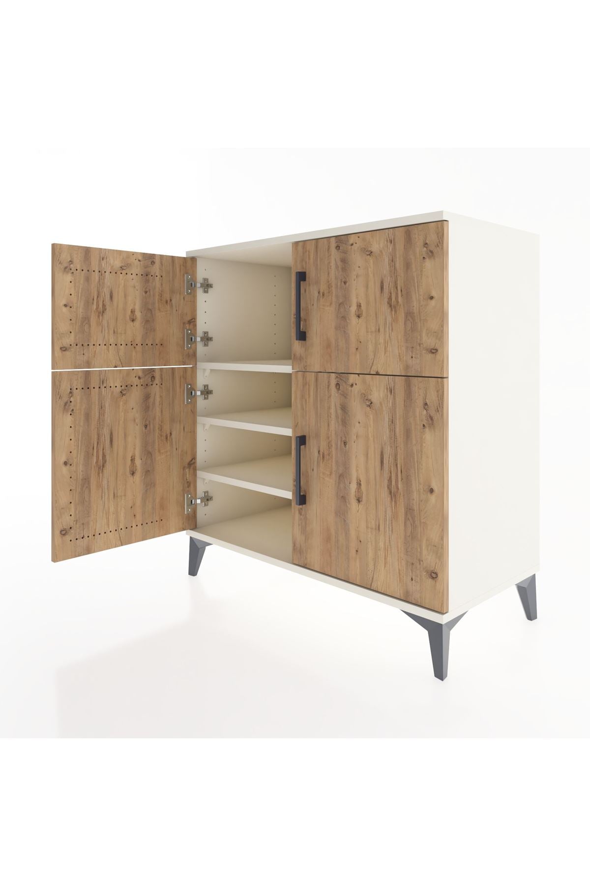 Hyperion Şifonyer 3 Raflı 4 Kapaklı 88x44x96 Aytaşı-Çam