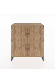 Hyperion Şifonyer 3 Raflı 4 Kapaklı 88x44x96 Çam-Çam