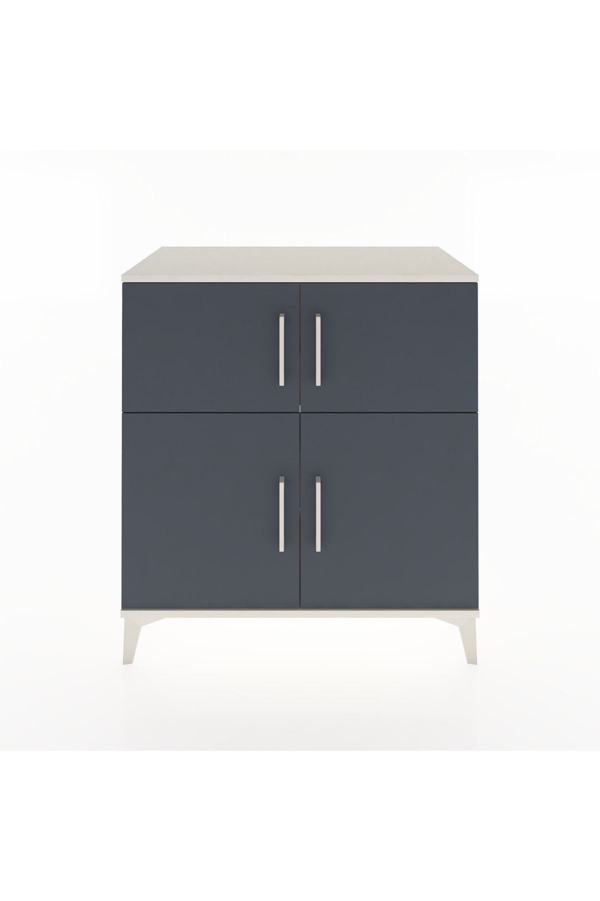 Hyperion Şifonyer 2 Raflı 4 Kapaklı 88x44x96 Aytaşı-Antrasit