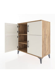 Hyperion Şifonyer 2 Raflı 4 Kapaklı 88x44x96 Çam-Aytaşı