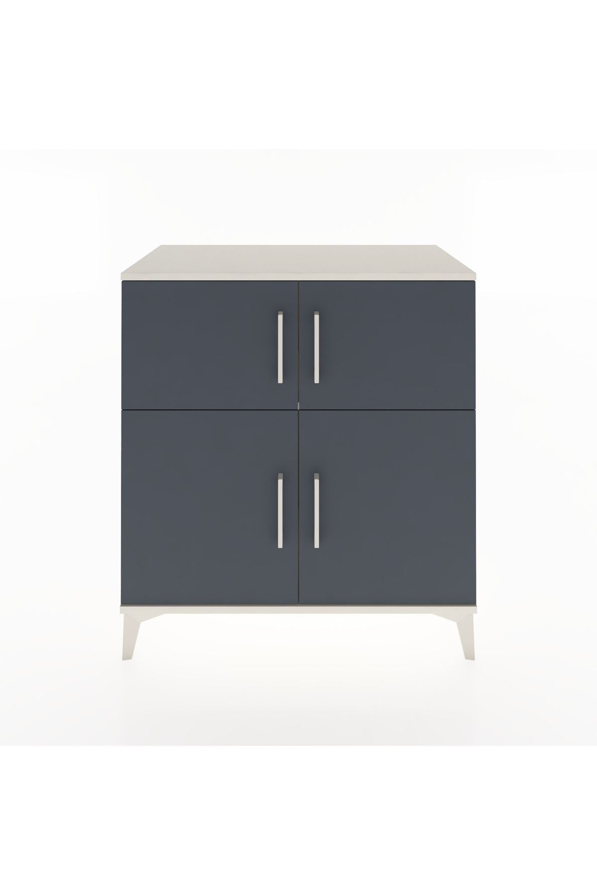 Hyperion Şifonyer Tek Raflı 4 Kapaklı 88x44x96 Aytaşı-Antrasit