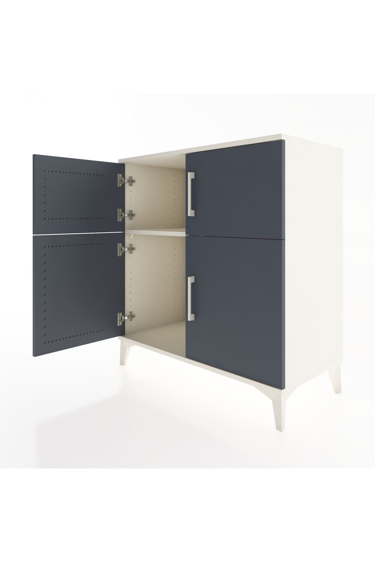 Hyperion Şifonyer Tek Raflı 4 Kapaklı 88x44x96 Aytaşı-Antrasit