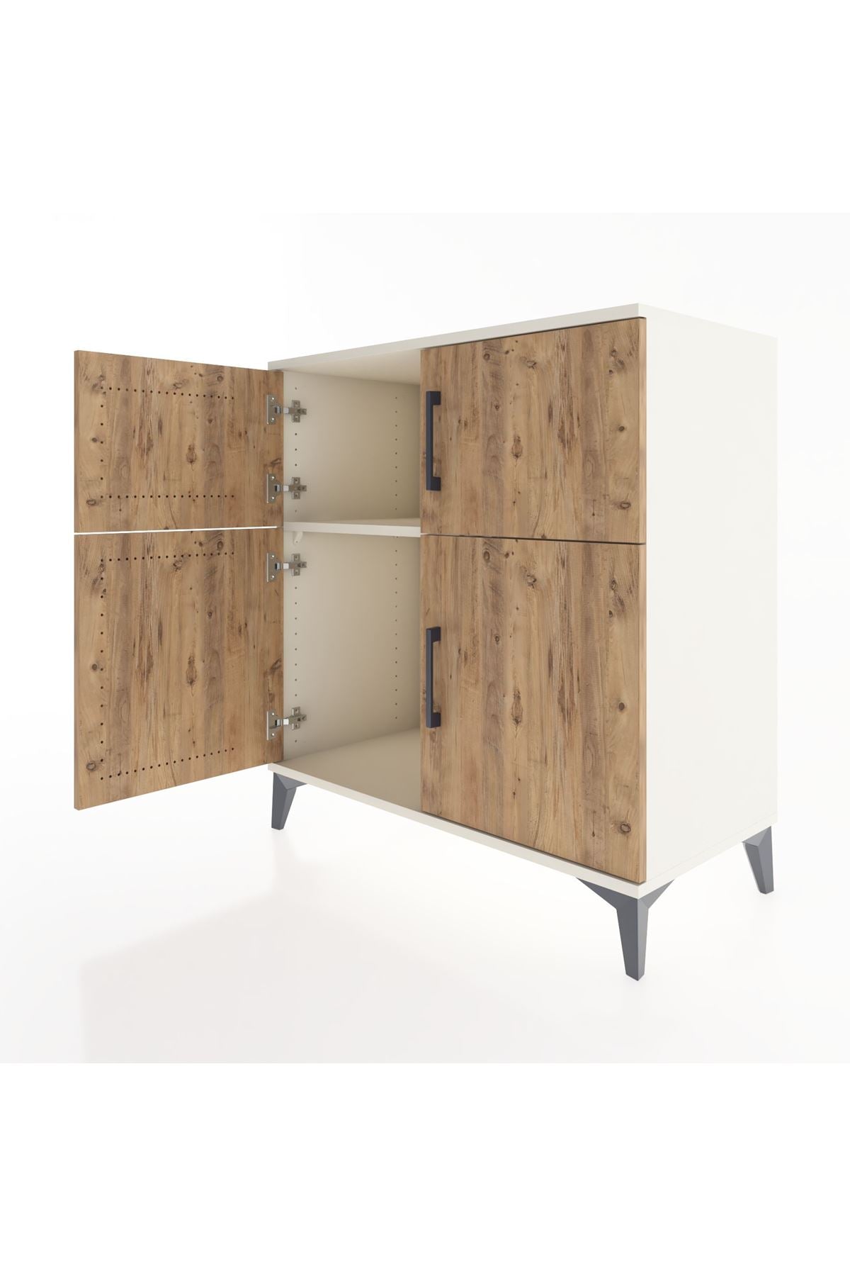 Hyperion Şifonyer Tek Raflı 4 Kapaklı 88x44x96 Aytaşı-Çam