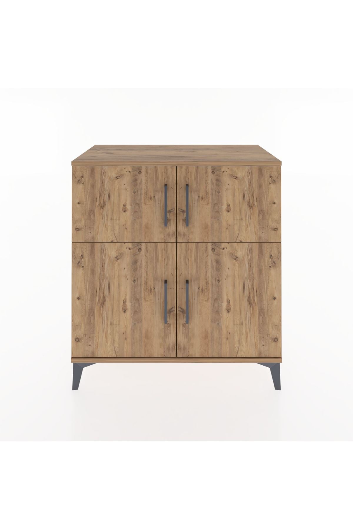 Hyperion Şifonyer Tek Raflı 4 Kapaklı 88x44x96 Çam-Çam