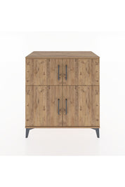 Hyperion Şifonyer Tek Raflı 4 Kapaklı 88x44x96 Çam-Çam