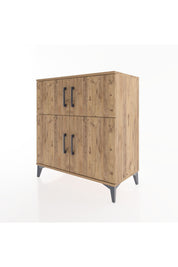 Hyperion Şifonyer Tek Raflı 4 Kapaklı 88x44x96 Çam-Çam