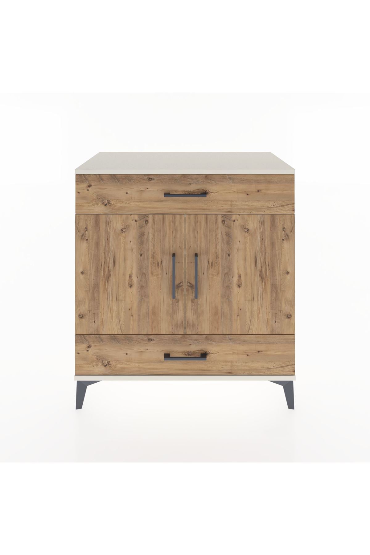 Hyperion Şifonyer 3 Raflı 2 Çekmeceli 2 Kapaklı 88x44x96 Aytaşı-Çam