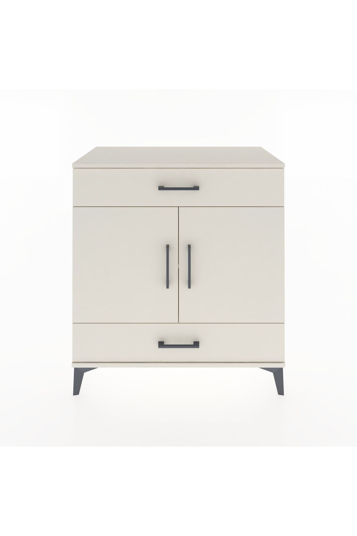 Hyperion Şifonyer 2 Raflı 2 Çekmeceli 2 Kapaklı 88x44x96 Aytaşı-Aytaşı