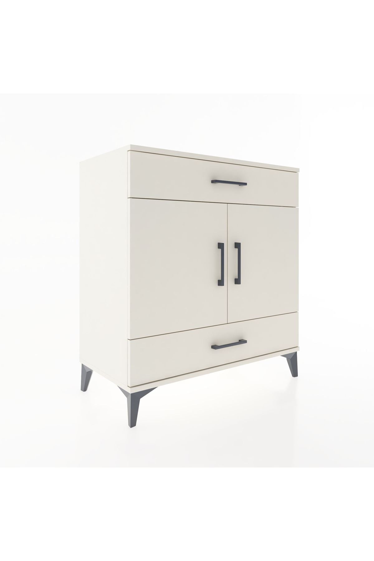 Hyperion Şifonyer 2 Raflı 2 Çekmeceli 2 Kapaklı 88x44x96 Aytaşı-Aytaşı