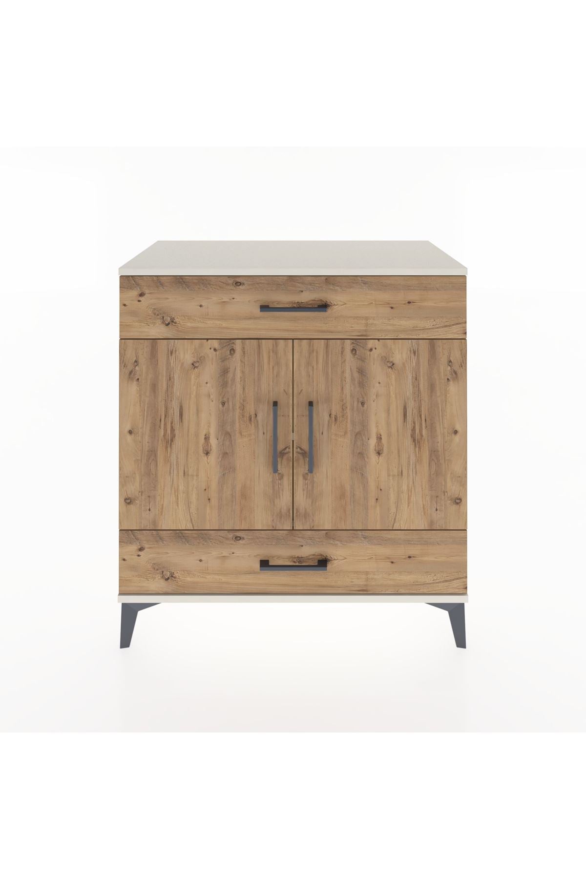 Hyperion Şifonyer 2 Raflı 2 Çekmeceli 2 Kapaklı 88x44x96 Aytaşı-Çam