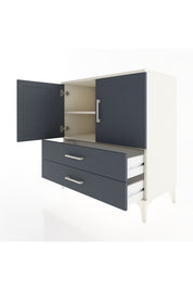 Hyperion Şifonyer 2 Raflı 2 Çekmeceli 2 Kapaklı 88x44x96 Aytaşı-Antrasit