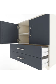 Hyperion Şifonyer 2 Raflı 2 Çekmeceli 2 Kapaklı 88x44x96 Aytaşı-Antrasit