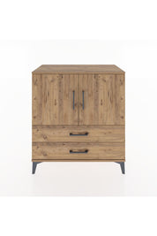 Hyperion Şifonyer 2 Raflı 2 Çekmeceli 2 Kapaklı 88x44x96 Çam-Çam