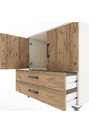 Hyperion Şifonyer Tek Raflı 2 Çekmeceli 2 Kapaklı 88x44x96 Aytaşı-Çam