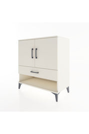 Hyperion Şifonyer 3 Raflı Tek Çekmeceli 2 Kapaklı 88x44x96 Aytaşı-Aytaşı