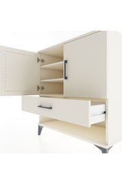 Hyperion Şifonyer 3 Raflı Tek Çekmeceli 2 Kapaklı 88x44x96 Aytaşı-Aytaşı